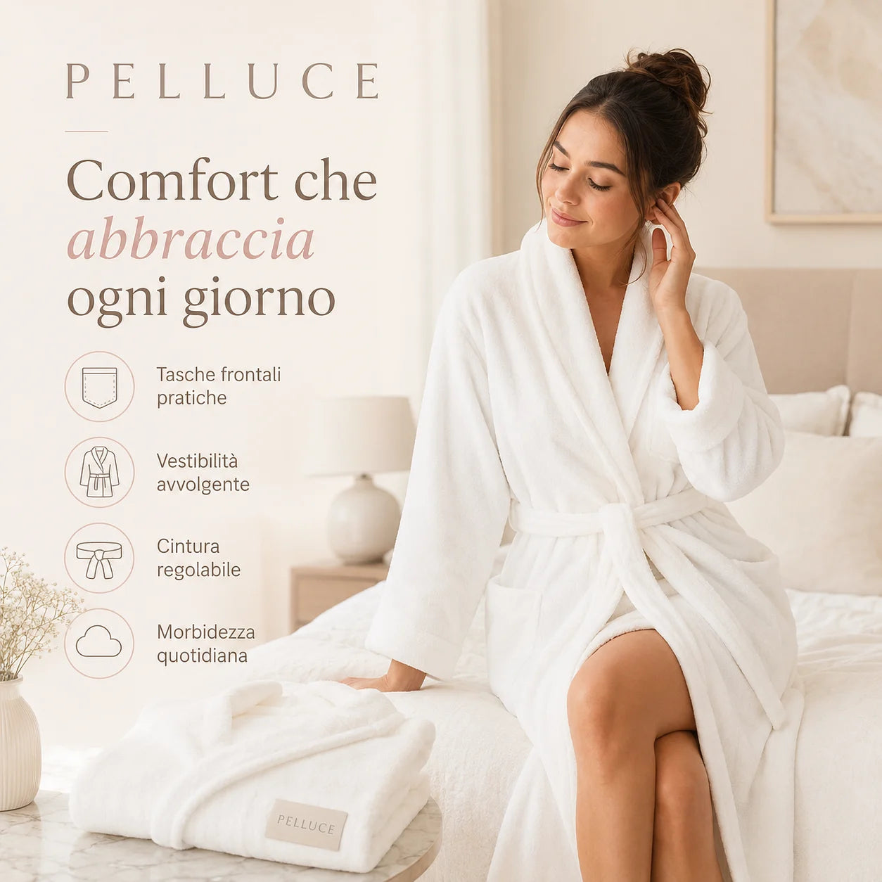 Accappatoio Pelluce 100% cotone